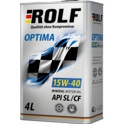 ROLF Optima 15w40 SL/CF мин. 4л